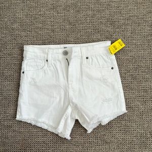 tillys white jean shorts